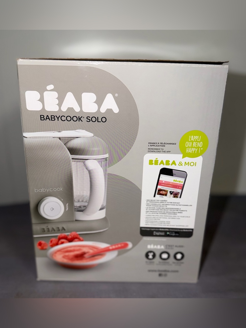 BÉABA Babycook Solo 4 in 1 Baby Food Maker - Gray